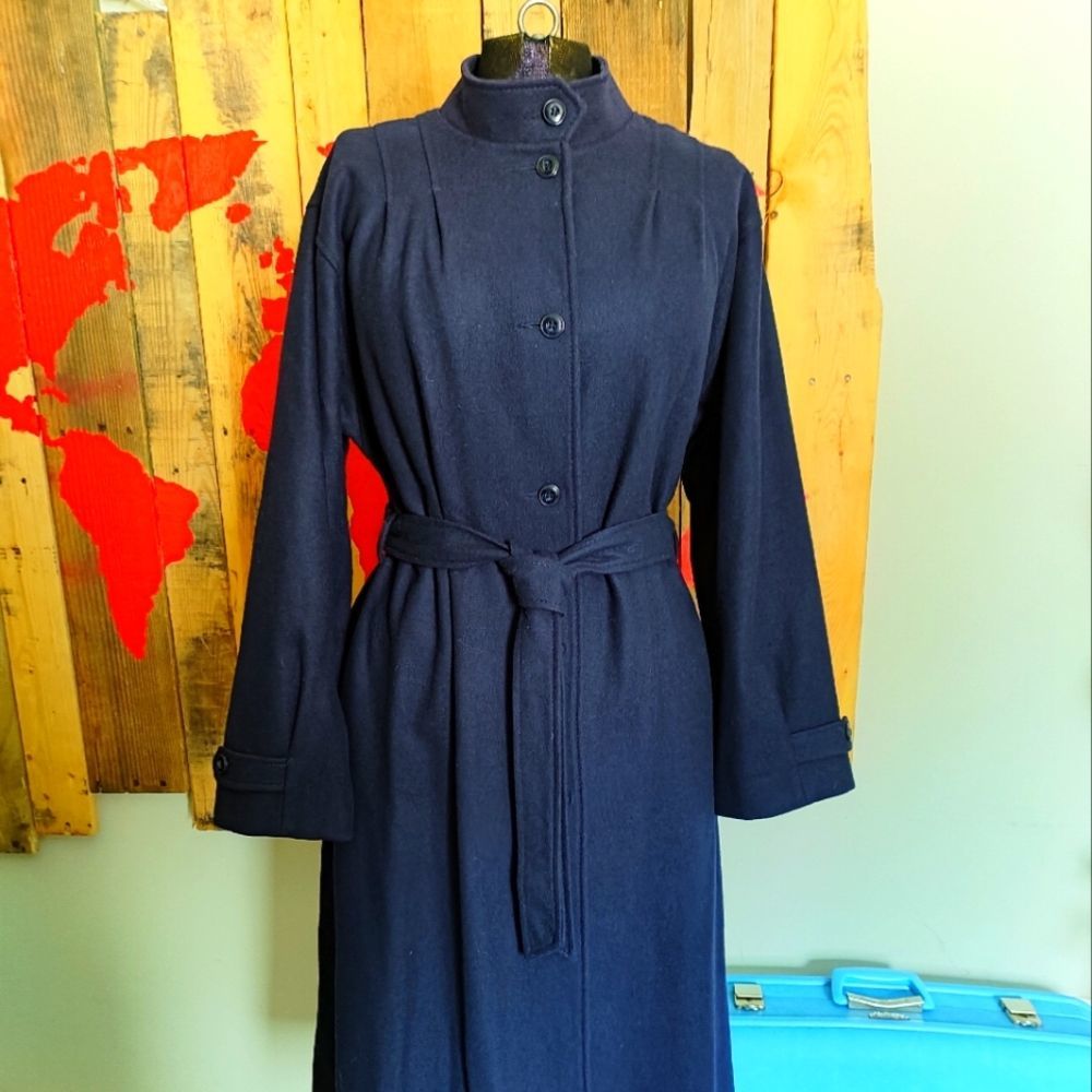 Purple Wool Coat